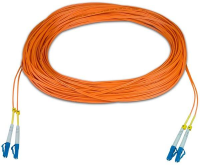 FIBER-D-LCLC-50-100M   -    Duplex LC Multimode Fiber Optic Cable, 50-Micron, 100 meter