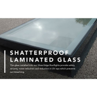 PERMAROOF GLASS EDGE ROOFLIGHT 1000 X 3000
