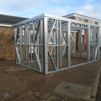 Steel frame garden building 3.8M X 5.0M
