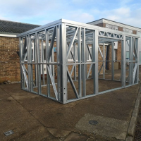 Steel frame garden building 4.1M X 6.2M