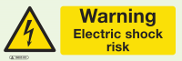 Warning Electric Shock Risk