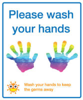 Please Wash Your Hands - School