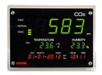 CO2-DISPLAY - CO2, Humidity And Temperature Large Panel Display and Data-Logger