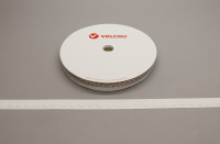 VELCRO Brand PS30 Stick-on 19mm coins WHITE LOOP 25mtr roll
