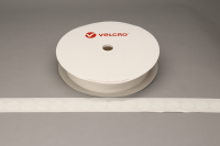 VELCRO Brand PS14 Stick-on 35mm coins WHITE LOOP 25mtr roll