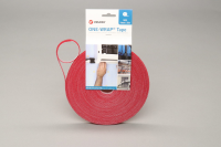 VELCRO Brand ONE-WRAP 10mm tape RED 25mtr roll