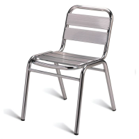 Outdoor Aluminium Side Chair, Stackable