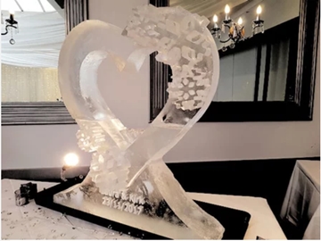 Hand Crafted Wedding Ice Sculptures