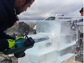 Live Ice Sculpture Carving