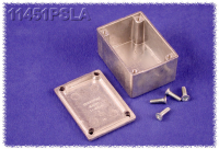 11451PSLA (Eddystone Series Enclosures - Hammond) - Natural - 53mm x 38mm x 31mm - Die Cast Aluminium - IP54