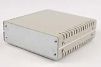 1402DV (1402 Series Enclosures - Hammond) - Grey - 61mm x 180mm x 185mm - Aluminium - IP30