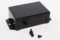 1411FBCBK (1411-1412 Series Enclosures - Hammond) - Black - 81mm x 56mm x 28mm - 0.04 Thick Aluminium - IP32