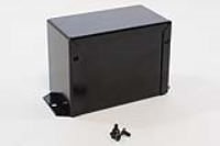 1411FBFBK (1411-1412 Series Enclosures - Hammond) - Black - 102mm x 56mm x 76mm - 0.04 Thick Aluminium - IP32