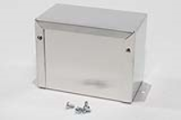 1411FBFU (1411-1412 Series Enclosures - Hammond) - Natural - 102mm x 56mm x 76mm - 0.04 Thick Aluminium - IP32