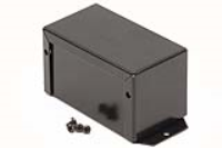 1411FBHBK (1411-1412 Series Enclosures - Hammond) - Black - 102mm x 56mm x 56mm - 0.04 Thick Aluminium - IP32