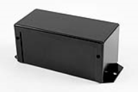 1411FBKBK (1411-1412 Series Enclosures - Hammond) - Black - 127mm x 56mm x 56mm - 0.04 Thick Aluminium - IP32