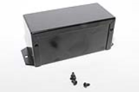 1411FBNBK (1411-1412 Series Enclosures - Hammond) - Black - 127mm x 76mm x 56mm - 0.04 Thick Aluminium - IP32