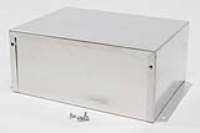 1411FBRU (1411-1412 Series Enclosures - Hammond) - Natural - 203mm x 152mm x 89mm - 0.04 Thick Aluminium - IP32