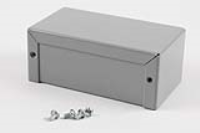 1411G (1411-1412 Series Enclosures - Hammond) - Grey - 102mm x 56mm x 41mm - 0.04 Thick Aluminium - IP32