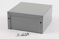 1411J (1411-1412 Series Enclosures - Hammond) - Grey - 102mm x 102mm x 51mm - 0.04 Thick Aluminium - IP32