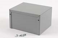 1411L (1411-1412 Series Enclosures - Hammond) - Grey - 127mm x 102mm x 76mm - 0.04 Thick Aluminium - IP32