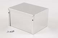 1411LU (1411-1412 Series Enclosures - Hammond) - Natural - 127mm x 102mm x 76mm - 0.04 Thick Aluminium - IP32