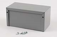 1411M (1411-1412 Series Enclosures - Hammond) - Grey - 152mm x 76mm x 76mm - 0.04 Thick Aluminium - IP32