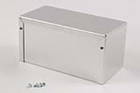 1411MU (1411-1412 Series Enclosures - Hammond) - Natural - 152mm x 76mm x 76mm - 0.04 Thick Aluminium - IP32