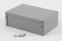 1411PP (1411-1412 Series Enclosures - Hammond) - Grey - 152mm x 102mm x 51mm - 0.04 Thick Aluminium - IP32