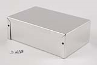 1411PPU (1411-1412 Series Enclosures - Hammond) - Natural - 152mm x 102mm x 51mm - 0.04 Thick Aluminium - IP32