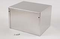 1411PU (1411-1412 Series Enclosures - Hammond) - Natural - 152mm x 127mm x 102mm - 0.04 Thick Aluminium - IP32