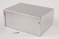 1411QU (1411-1412 Series Enclosures - Hammond) - Natural - 178mm x 127mm x 76mm - 0.04 Thick Aluminium - IP32