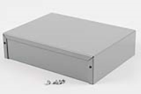 1411RR (1411-1412 Series Enclosures - Hammond) - Grey - 203mm x 152mm x 51mm - 0.04 Thick Aluminium - IP32