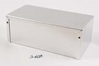 1411SU (1411-1412 Series Enclosures - Hammond) - Natural - 203mm x 102mm x 76mm - 0.04 Thick Aluminium - IP32