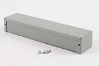 1411T (1411-1412 Series Enclosures - Hammond) - Grey - 254mm x 56mm x 41mm - 0.04 Thick Aluminium - IP32