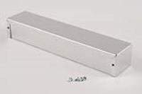 1411TU (1411-1412 Series Enclosures - Hammond) - Natural - 254mm x 56mm x 41mm - 0.04 Thick Aluminium - IP32