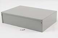 1411V (1411-1412 Series Enclosures - Hammond) - Grey - 305mm x 203mm x 76mm - 0.04 Thick Aluminium - IP32