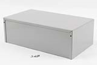 1411X (1411-1412 Series Enclosures - Hammond) - Grey - 305mm x 178mm x 102mm - 0.04 Thick Aluminium - IP32