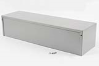 1411Z (1411-1412 Series Enclosures - Hammond) - Grey - 432mm x 127mm x 102mm - 0.04 Thick Aluminium - IP32