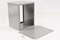 1415F (1415 Series Enclosures - Hammond) - Grey - 254mm x 178mm x 203mm - 18 Gauge Steel with Aluminium Ends - IP32