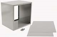 1415H (1415 Series Enclosures - Hammond) - Grey - 254mm x 203mm x 254mm - 18 Gauge Steel with Aluminium Ends - IP32