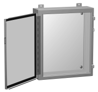 1418A8 (1418 Series Type 12 Mild Steel Wallmount Enclosure - Hammond Manufacturing) - ANSI 61 Grey - 305mm x 610mm x 203mm