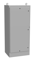 1418N4W18QT (1418 N4 FS QT Series Type 4 Mild Steel Freestanding Enclosure - Hammond Manufacturing) - ANSI 61 Grey - 1830mm x 637mm x 459mm