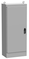 1418TW18 (1418 FS Series Type 12 Mild Steel Freestanding Enclosure - Hammond Manufacturing) - ANSI 61 Grey - 1526mm x 611mm x 459mm