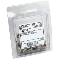 142125 (1421 Series 10-32 Countersunk Rack Screw with Steel Cup Washers - Hammond Manufacturing) - Hdwr Pkg of 25 Screws and Washers