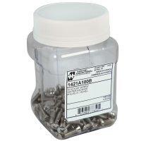 1421A100B (1421AB Series 10-32 Countersunk Rack Screw - Hammond Manufacturing) - Hdwr Pkg of 100 Screws