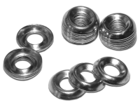 1421E25W (1421 Series 10-32 Countersunk Rack Screw with Steel Cup Washers - Hammond Manufacturing) - Hdwr Pkg of 25 Washers