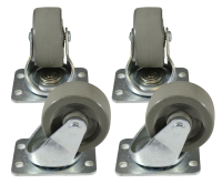 1425PHD (1425PHD Series Light Duty Caster Set - Hammond Manufacturing) - SET OF 4 HEAVY DUTY CASTERS