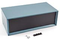 1426S-B (1426 Series Enclosures - Hammond) - Blue - 305mm x 152mm x 102mm - 20 Gauge Steel with Aluminium Ends - IP32