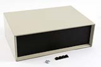 1426V (1426 Series Enclosures - Hammond) - Beige - 305mm x 203mm x 102mm - 20 Gauge Steel with Aluminium Ends - IP32